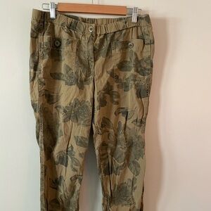 J CREW Floral Camo Pants